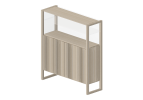Muebles 3D - Mueble de madera - Sala Bella - Ripinha