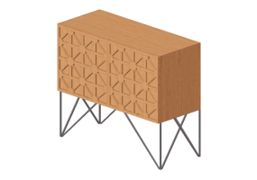 Meubles 3D - Meuble en bois - Sala Bella - Ladrilho