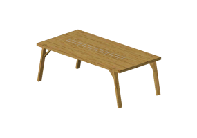 3D Tables - Rectangular table - Schuster - DESCANSO