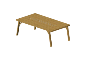 Tables 3D - Table rectangulaire - Schuster - DESCANSO