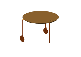 Tables 3D - Table en bois - Schuster - Camafeu