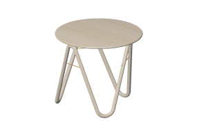 3D Tables - Wooden table - Schuster - Bowl