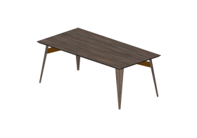 Mesas 3D - Mesa de madeira - Schuster - Triangular