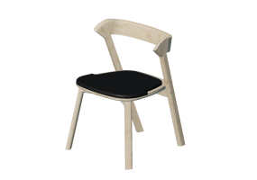 3D Chairs - Chair with fabric lining - Schuster - AESTA