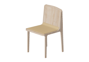 Chaises 3D - Chaise en bois - Schuster - Oscar