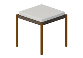 Sedie 3D - Sgabello in legno - Schuster - Certo