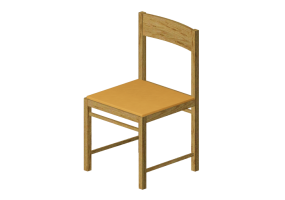 3D Chairs - Wood chair - Schuster - CA