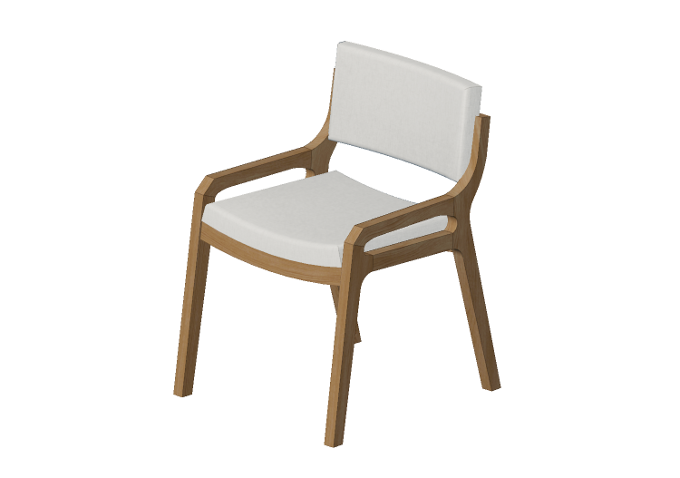 Cadeira 3D - Cadeira de madeira - Schuster - Curva -... Cadeira 3D - Cadeira de madeira - Schuster - Curva -...