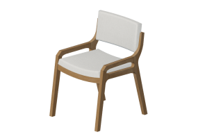 Sillas 3D - Silla de madera - Schuster - Curva
