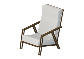 Poltronas y Sof&aacute;s 3D - Sill&oacute;n de tela - Schuster - Flexus Alta