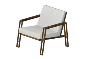 Poltronas y Sof&aacute;s 3D - Sill&oacute;n de tela - Schuster - Flexus Bassa