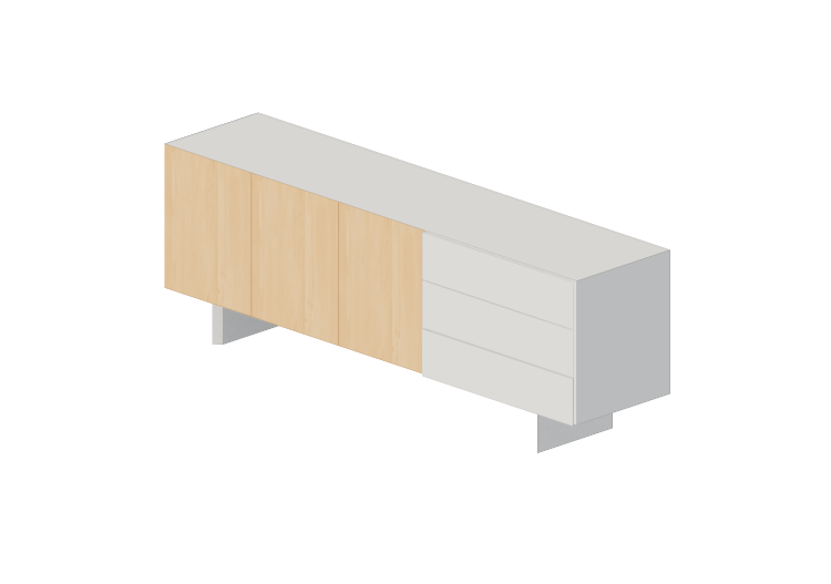Meubles 3D - Buffet en bois - Schuster - TECLA 2200 -... Meubles 3D - Buffet en bois - Schuster - TECLA 2200 -...