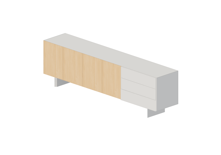 Mobili 3D - Buffet in legno - Schuster - TECLA 2600 -... Mobili 3D - Buffet in legno - Schuster - TECLA 2600 -...