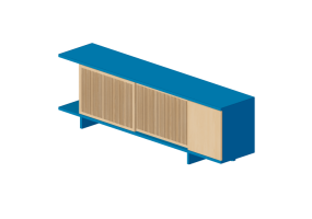 3D Furniture - Laquered wood cabinet - Schuster - Treli&ccedil;a 2400