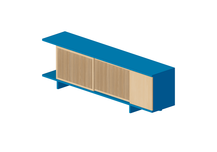 Meubles 3D - Meuble en bois laqué - Schuster - Treliça 2400... Meubles 3D - Meuble en bois laqué - Schuster - Treliça 2400...