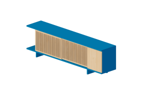 3D Furniture - Laquered wood cabinet - Schuster - Treli&ccedil;a 2600