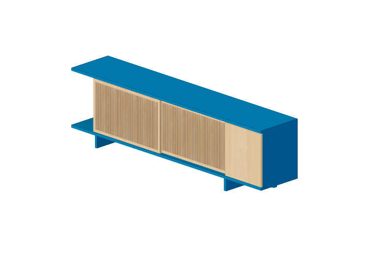 Muebles 3D - Mueble de madera lacada - Schuster - Treliça... Muebles 3D - Mueble de madera lacada - Schuster - Treliça...