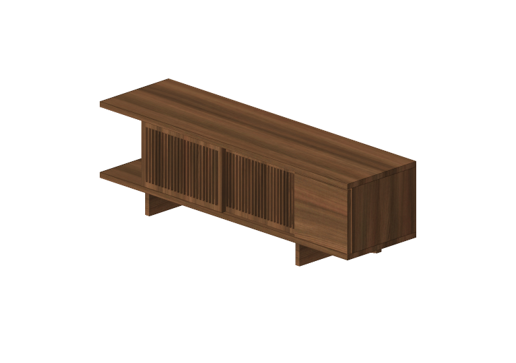 Meubles 3D - Meuble en bois laqué - Schuster - Som Treliça... Meubles 3D - Meuble en bois laqué - Schuster - Som Treliça...