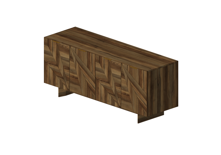 Meubles 3D - Buffet en bois - Schuster - Folhas - Schuster Meubles 3D - Buffet en bois - Schuster - Folhas - Schuster