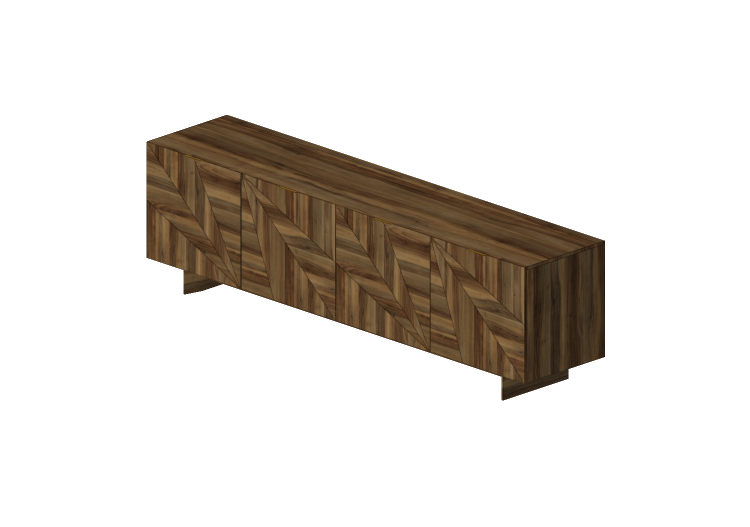 Mobili 3D - Buffet in legno - Schuster - Folhas - Schuster Mobili 3D - Buffet in legno - Schuster - Folhas - Schuster