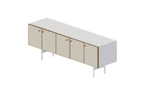 3D M&ouml;bel - Holz-Buffet - Schuster - Quadros