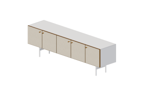 3D M&ouml;bel - Holz-Buffet - Schuster - Quadros