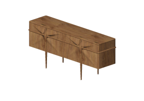 Mobili 3D - Buffet in legno - Schuster - Josephine