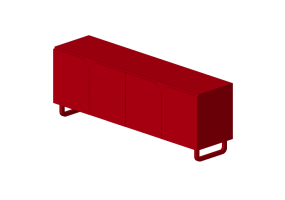 3D M&ouml;bel - Buffet aus Holz - Schuster - Fenda