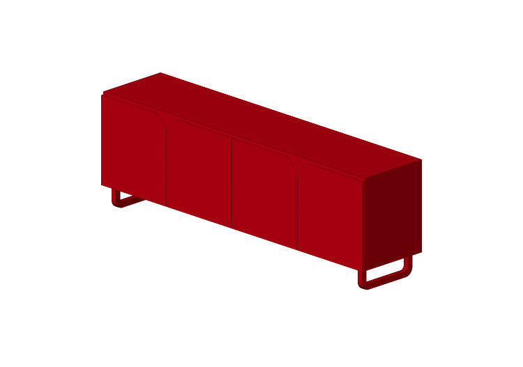 Muebles 3D - Buffet de madera - Schuster - Fenda - Schuster Muebles 3D - Buffet de madera - Schuster - Fenda - Schuster
