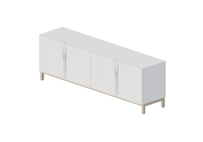 Muebles 3D - Buffet de madera - Schuster - Loop