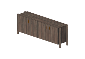 Muebles 3D - Buffet de madera - Schuster - Voyage