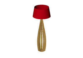 Lampada da terra 3D - Lampada in legno - Schuster - Cavalete