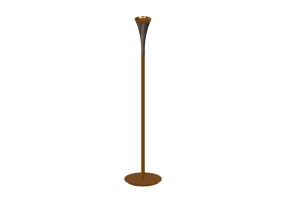 L&acirc;mpada de assoalho 3D - Lumin&aacute;ria - Schuster - Chama