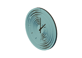 Orologi 3D - Orologio in legno - Schuster - Miquiz