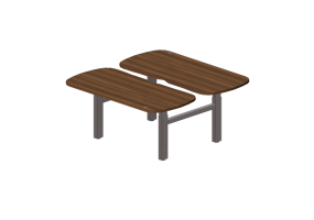 3D Desks - Height-adjustable square desk - Senator - Chemistry - CHXDAEPB1616