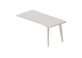Escrivaninhas 3D - Escrivaninha retangular modular - Senator - Palio - PL1608S