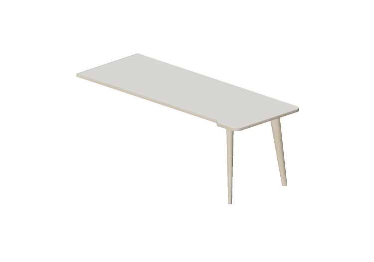 Bureaux 3D - Bureau rectangulaire modulaire - Senator -... Bureaux 3D - Bureau rectangulaire modulaire - Senator -...