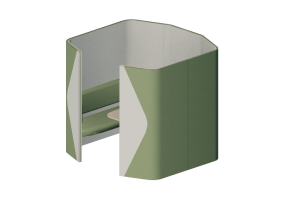 3D Desks - Modular separator with sofas and table - Senator - Haven - HAPDQ18