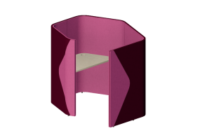 Bureaux 3D - S&eacute;parateur modulaire avec table - Senator - Haven - HAPDS18L