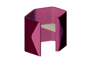 Escritorios 3D - Divisorio modular con mesa - Senator - Haven - HAPDS18R