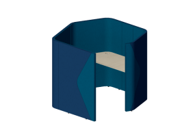 3D Desks - Modular separator with table - Senator - Haven - HAPDSP14R