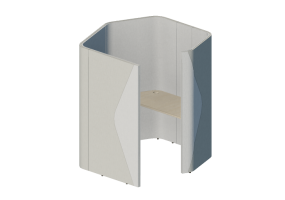 Scrivanie 3D - Divisorio modulare con tavolo - Senator - Haven - HAPDSP18R