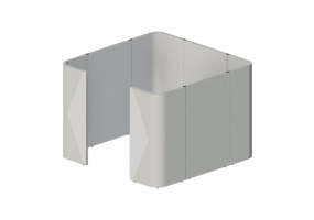 Escrivaninhas 3D - Divisória modular - Senator - Haven - HAPDTR18