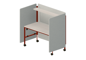 Scrivanie 3D - Divisorio modulare con tavolo - Play - PYPPS06
