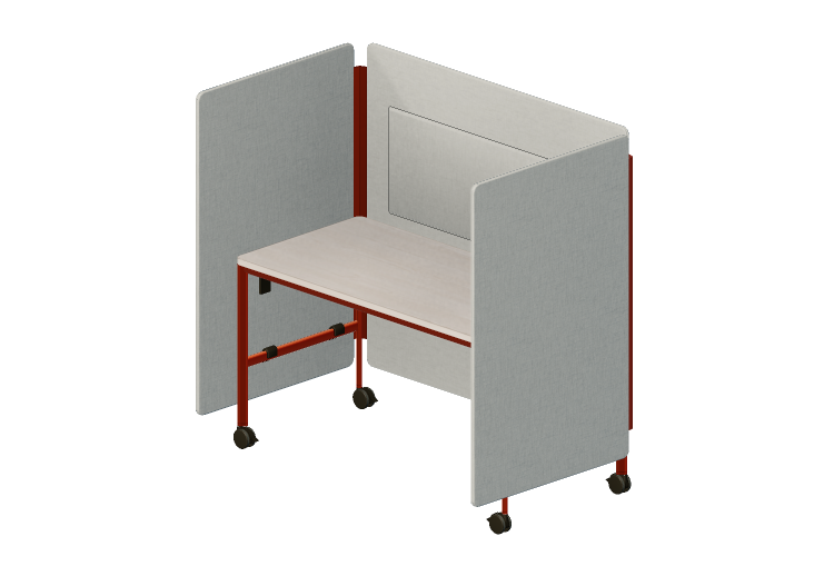 Escrivaninhas 3D - Divisória modular com mesa - Play -... Escrivaninhas 3D - Divisória modular com mesa - Play -...