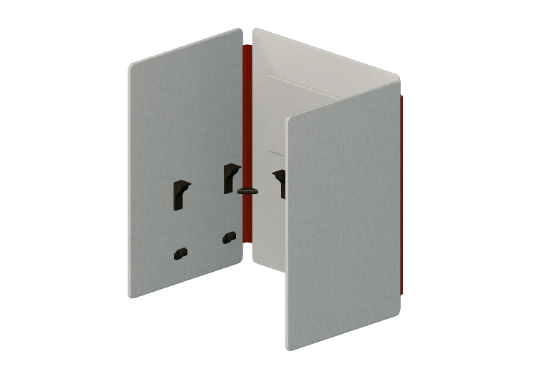 Escrivaninhas 3D - Divisória modular - Play - PYPPS11 -... Escrivaninhas 3D - Divisória modular - Play - PYPPS11 -...