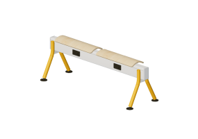 Sedie 3D - Panca con seduta in legno - Senator - Colab - CB2SBLP