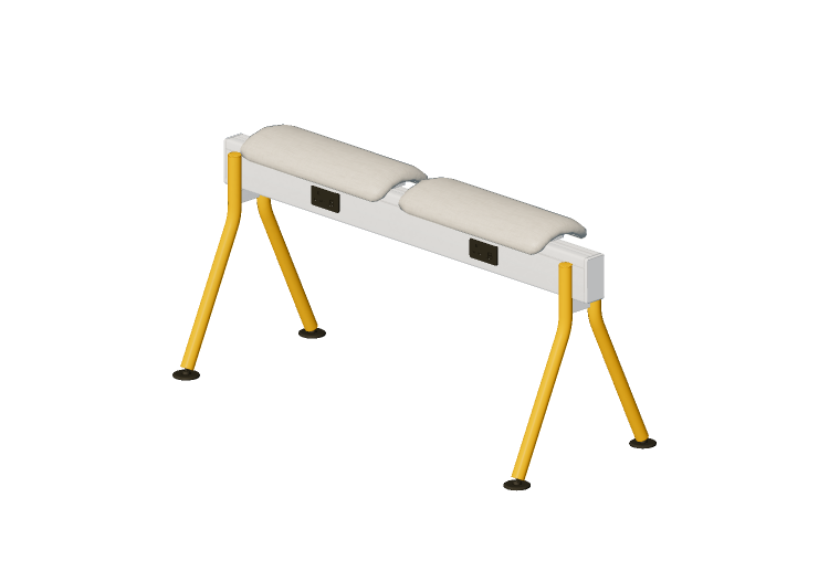 Sillas 3D - Banco con asiento de tela - Senator - Colab -... Sillas 3D - Banco con asiento de tela - Senator - Colab -...