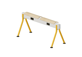 Sillas 3D - Banco con asiento de madera - Senator - Colab - CB2SBPP