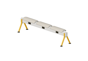 Sillas 3D - Banco con asiento de tela - Senator - Colab - CB3SBLF